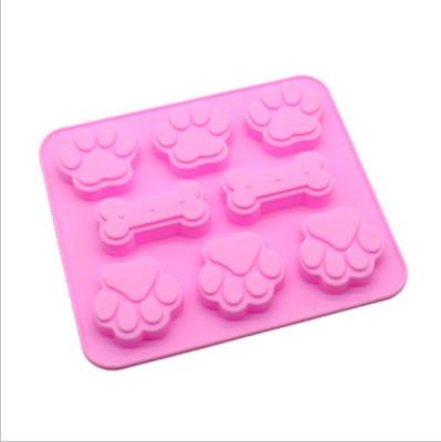 China Viable Silicone Dog Claw Cake Mold Cloud Shaped Cake Baking Mold Food Grade Silicone Cake Mold Child's Toy Mom Baking Aid for sale