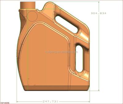 China Household Product Mold 1L/5L Extrusion Bottle Mold For Gasoline Engine Oil for sale