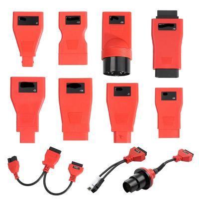 China High Quality 12V Gasoline Vehicles Full Set OBDII Aables and Adapters for Autel MaxiDas DS808 (Only Cables and Connectors) for sale