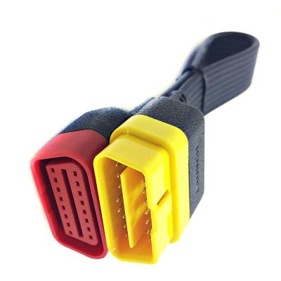 China Original 16pin OBD 36CM Extension Cable Connector Launch OBD2 Extension Cable for sale