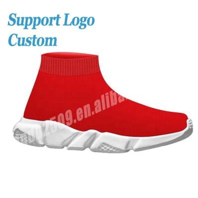 China Fashion\Wholesale Custom Shoes Manufacturer Comfortable\Durable\Breathable Brand Fashion Men Sports Shoes Comfortable Outdoor Sock Walking Shoes Men for sale