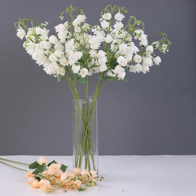 China modern artificial silk flowers moundlily for home decoration for sale