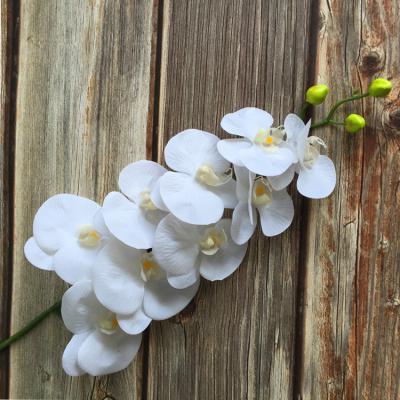 China Wedding PU Material Artificial Orchid Flower For Wedding Decoration for sale