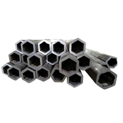 China Structural Pipe Customized Special Ms Hexagonal Shaped Hollow Steel Pipe Various Price Per Ton for sale