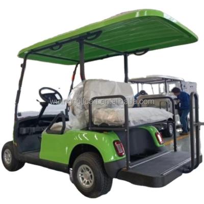 China WuLing Brand 4 Wheel 4 Seats Electric Vintage Car Golf Cart Classic Club Car WLDT22 for sale