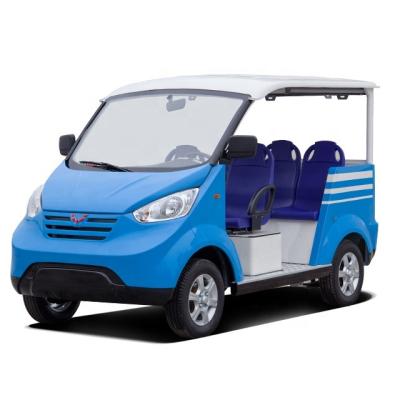 China Battery Powered Classic Tourist Spot Road Shuttle Joined Electric Sightseeing Car With CE Certificate for sale