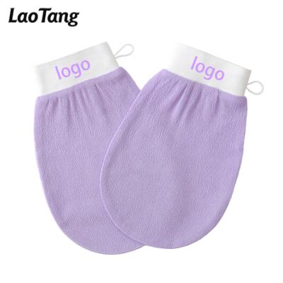 China EXFOLIATING hot selling body scrub gloves hammam spa wholesale exfoliating gloves for sale