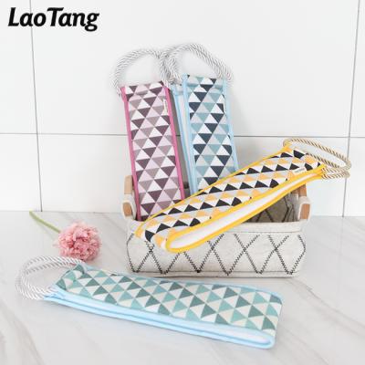 China EXFOLIATE LaoTang Delicate Exfoliating Towel Scrubber for Shower Bath Body Back Brush for sale