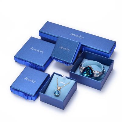 China Fresh Flower Packaging Simple Sky And Earth Cover Ribbon Bow Jewelry Box Jewelry Packaging RuiKaiLi Paper Box Ring Pendant Bracelet Bangle Box for sale