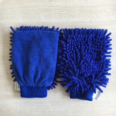 China House keeping  washing absorb mitt 100% polyester microfiber mitt gloves for sale