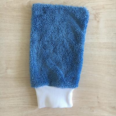 China House keeping  washing absorb mitt 100% polyester microfiber mitt gloves for sale