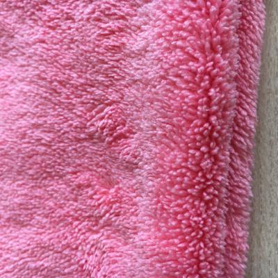 China Bath towels microfiber absorbing water super soft double sides microfiber fabric for sale