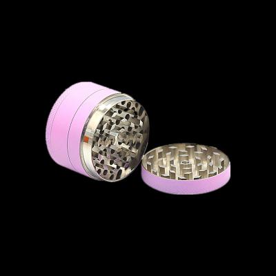 China CNC Sharp Teeth Lace Newcomer Girly 40-63mm Luminous Girls 4 Layer Herb Grinder Zinc Alloy Glow Custom Made In Dark Herb Grinder for sale