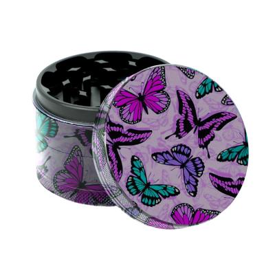 China Sharper Custom Wholesale Kinder Herb Grinder Wholesale Custom Kinder Herb Grinder Tobacco Smoke Metal Teeth Logo CNC Smoking Accessories for sale