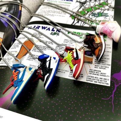 China Creative AIR Punk Basketball Shoes Pendant Necklaces Steampunk Sports Shoes Street Style Chains For Women Men Hip Hop Necklace Gift for sale