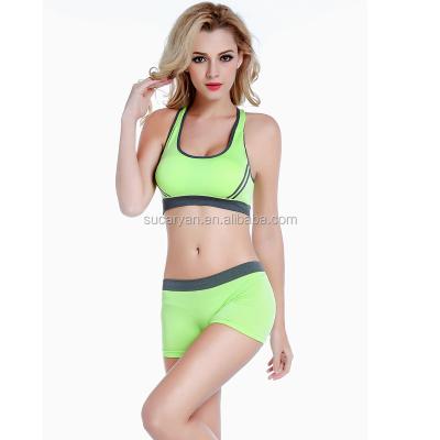 China Directly Manufacturer Breathable Nylon Material Top Shock Proof Gathering Sports BH Cross Yoga Underwear Fitness Bra High Intensity Wear for sale