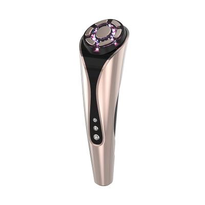 China Portable Wrinkle Remover EMS Facial Massager Led Best Light Skin Care RF Beauty Facial Tightening Device for sale