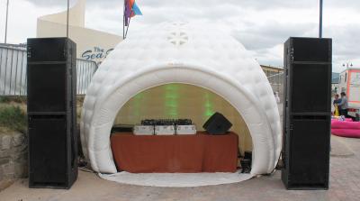 China Portable Ice Dome Inflatable Igloo Tent For Events , As Control Room / Golf Ball Shape Tent for sale