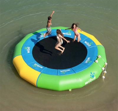 China Giant Inflatable Water Trampoline For Pool Or Water Outdoor Sport for sale