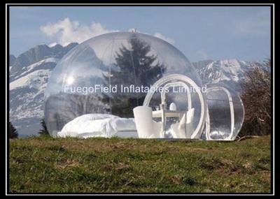 China Custom Made Inflatable Bubble House , Clear Camping Bubble Tent for sale