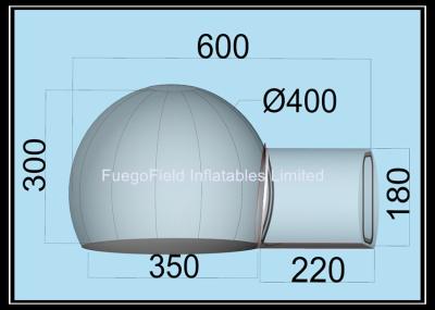 China Portable Inflatable Bubble House UV Protective Heat Resistant for sale