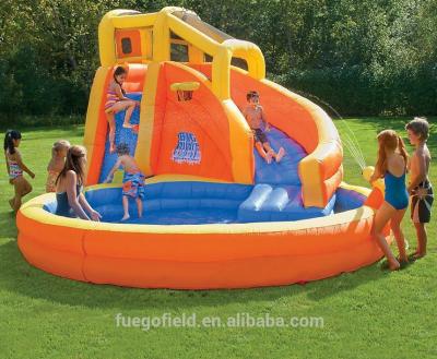 China kids Inflatable Water Parks , Inflatable Swimming Pool With Slide for sale