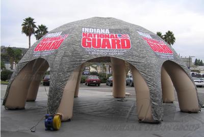 China 8 Legs Inflatable Spider Dome Inflatable Advertising Tent With Full Digital Graphic for sale