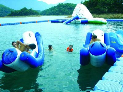 China Inflatable Water Rocker Inflatable Water Parks PLATO PVC Tarpaulin for sale