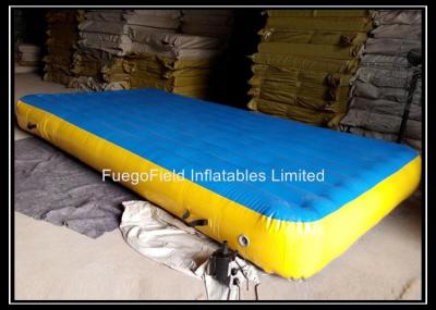 China DWF Gym Payers Inflatable Gymnastics Mat  0.9mm PVC Tarpaulin for sale