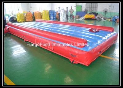 China Colorful Inflatable Air Track Gymnastics , Custom Inflatable Jumping Mats for sale