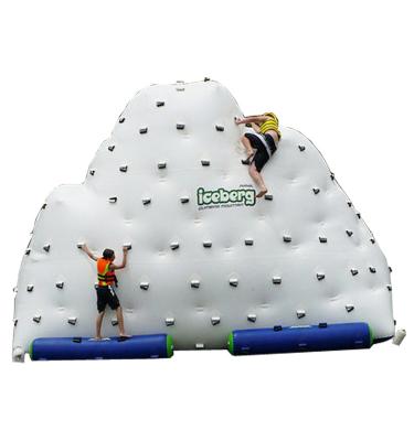 China Inflatable Mountain Water Toy , Inflatable Rock Climbing Wall Three Sides for sale