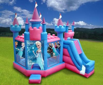 China Parks Inflatable Bounce Houses Princess Bouncy Castle For Sale for sale