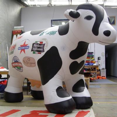 China Inflatable Cartoon Characters Custom Inflatable Cow / Red Inflatable Cherry for sale