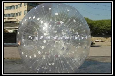 China Anti-cold Inflatable Hamster Ball , Inflatable Rolling Ball for Ramp Zorbing for sale