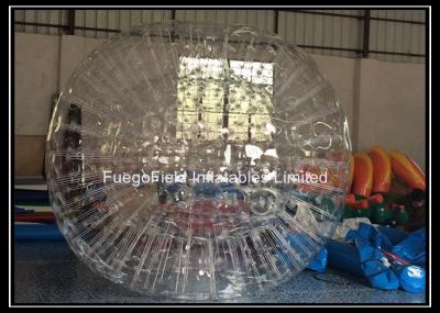 China Transparent Lumious Human Inflatable Bumper Bubble Balls Wearproof for sale