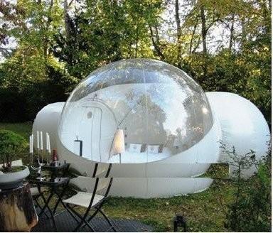 China Camping Tree Inflatable Bubble House , Outdoor Inflatable Clear Bubble Tent for sale