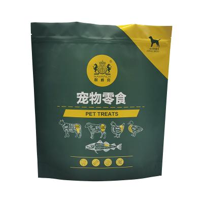 China Guanhui Moisture Proof Aluminum Foil Stand Up Colorful Pet Food Packaging Bag Packaging Plastic Pouch With Zipper for sale