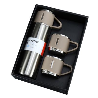 China Viable Water Bottle Stainless Steel Vacuum Insulated Vacuum Flask Set For Hot And Cold Drinks Thermoses Portable Coffee Travel Mug for sale