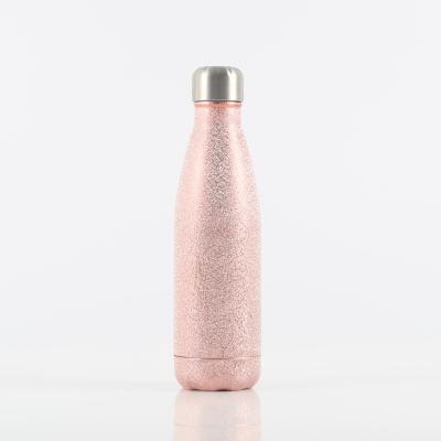 China Viable kola shaped water bottle 350ml / 500ml /750ml stainless steel collapsible water bottle for sale