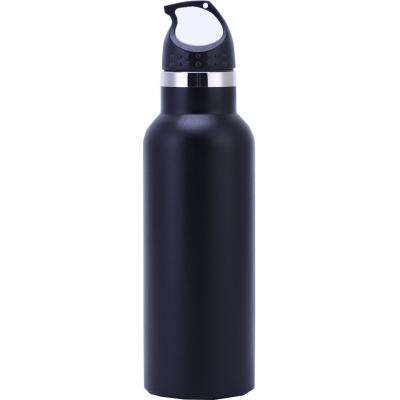 China Sustainable High Quality Black Water Bottle 750ml Double-Wall Stainless Steel Sports Water Bottle for sale