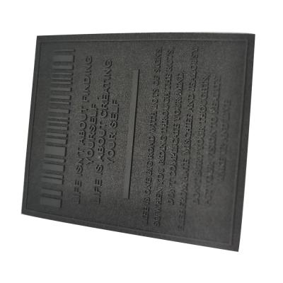 China 3D Printed PU Leather Label Rubber Microfiber Suede Fabric For Garment à venda