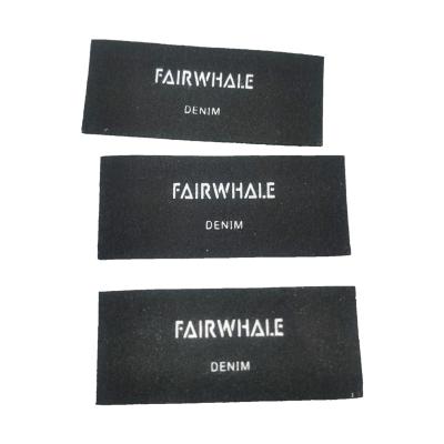 중국 Private Customized Leather Garment Tags Microfiber Reflective Printed Logo 판매용