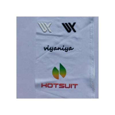 중국 Straight Cut Heat Transfer Labels Badge For Apparels Clothing 판매용