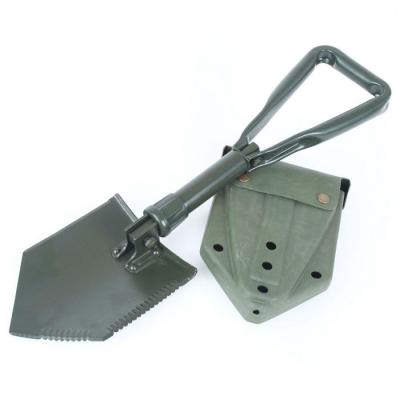 China Folding Type Military Pocket Camping Shovel 45# Carbon Steel Shovel for sale