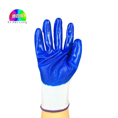 China Work protection nylon slip anti dingqing Cheap Workploves for knitting cotton gloves wear-resistant gloves for sale