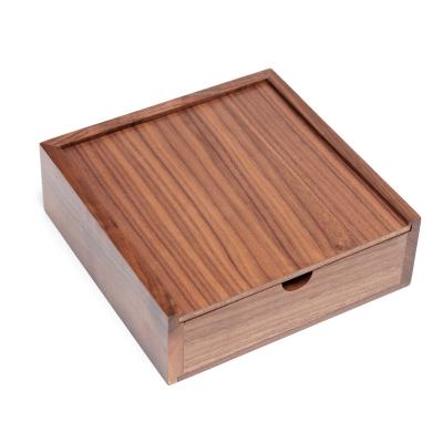 China Wholesale Handmade Walnut Maple Wood Gift Box for sale