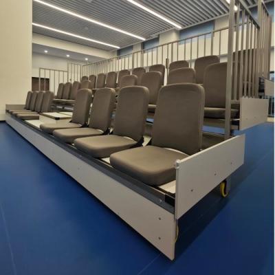 China Comfortable and Safe Telescopic Bleacher Seating Ergonomic Design and International Safety Standards for sale