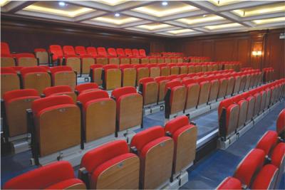 China Aufstieg brachte einziehbare hölzerne Zuschauertribünen/Konferenz Hall Telescopic Seating Systems an zu verkaufen