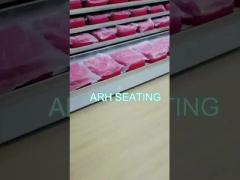 Manual Folded Chair Telescopic Bleacher Seating Retractable For Conference Hall