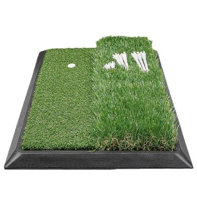 China Golf Practice Fields Hitting New Arrival Premium Turf Golf Hitting Mat - Heavy Duty Rubber Base For Indoor And Outdoor Training for sale